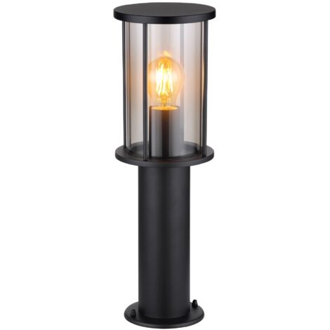 Globo - lampadaire - Gracey - noir - métal - Ø 14cm - E27 - 31361