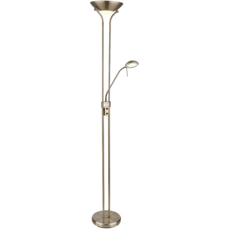 Globo - lampadaire - Leonas - laiton - métal - Ø 26cm - LED -