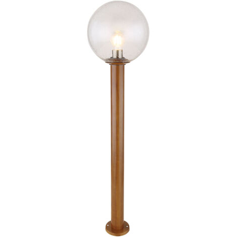 Globo - lampadaire - Ossy - naturel - aluminium - Ø 25cm -