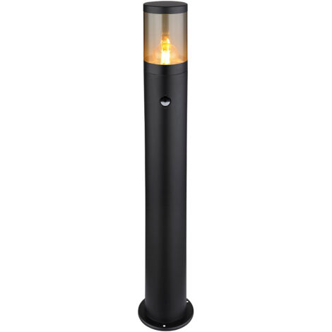 Globo - lampadaire - Xeloo - noir - métal - Ø 14cm - E27 -
