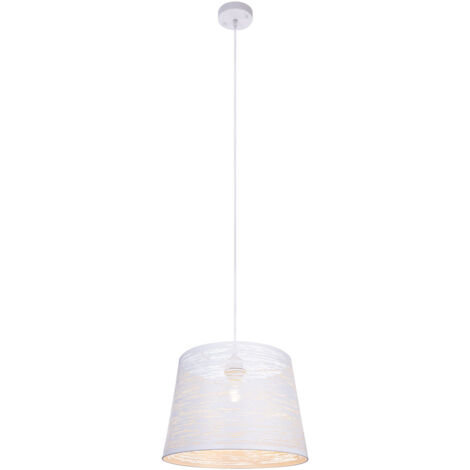 Globo - lámpara colgante - Becca - blanco - metal - Ø 35cm - E27