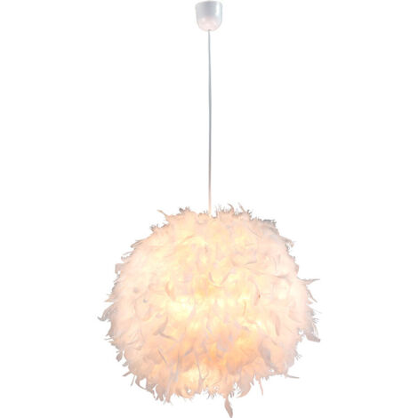 Globo - lámpara colgante - Katunga - blanco - plástico - Ø 45cm -