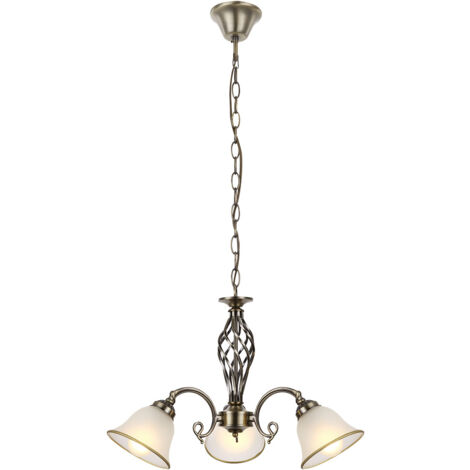 Globo - lámpara colgante - Odin - latón - metal - Ø 60cm - E27 -