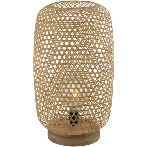 Globo - lámpara de mesa - Mirena - natural - bambú - Ø 31cm - E27
