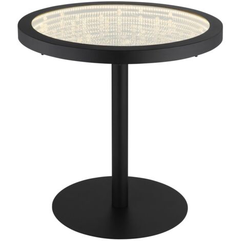 Globo - lampe de table - BRYON - noir - métal - Ø 50cm - LED -