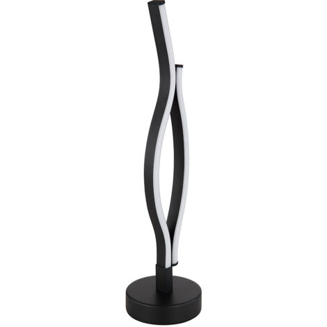 Globo - lampe de table - Geronimo - noir - métal - Ø 12cm - LED -