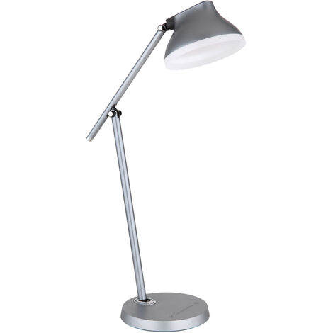 Globo - lampe de table - Halvar - gris - aluminium - lampe de