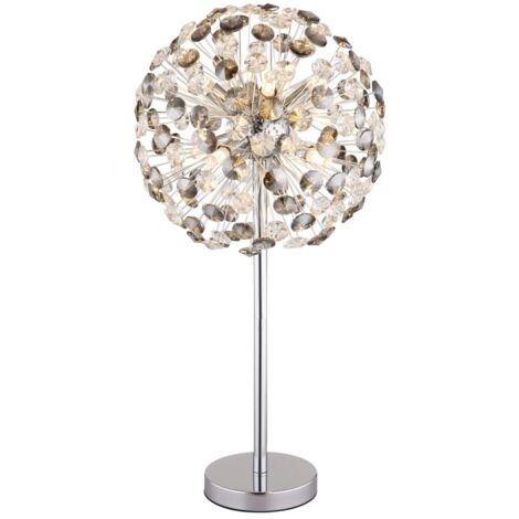 Globo - lampe de table - KATRINA - chrome - verre - Ø 35cm - G9 -