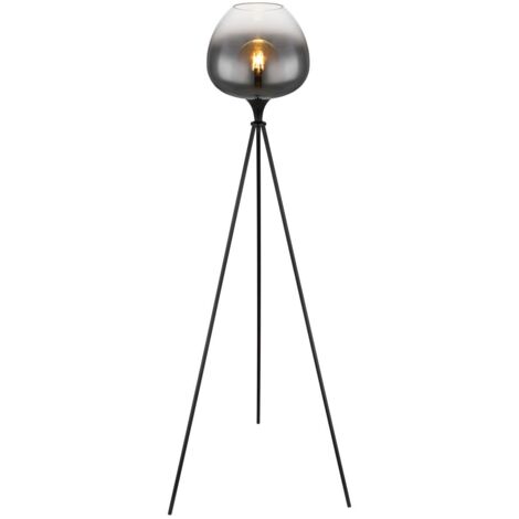 Globo - lampe de table - MAXY - noir - verre - Ø 65cm - E27 -