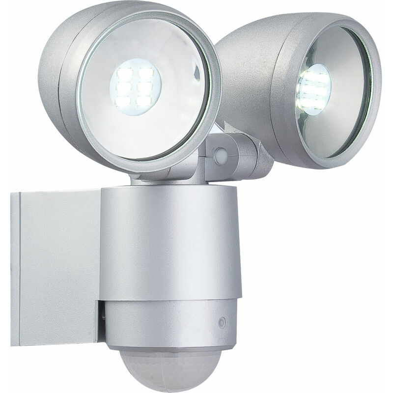 LED 6 Watt Außenleuchte Wandlampe Strahler Beleuchtung Bewegungsmelder Globo RADIATOR II 34105-2S
