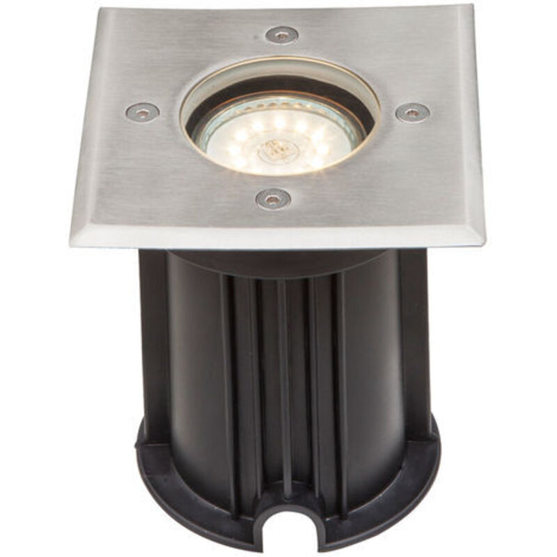 Luminaire extérieur en inox carré