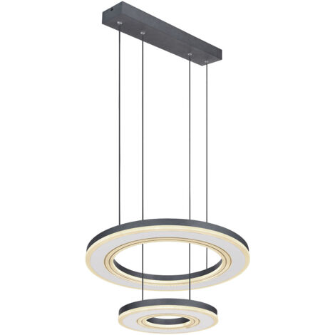 GLOBO Luce A Sospensione Metallo Nero, Led