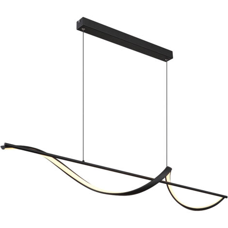 GLOBO Luce A Sospensione Violino Nero Opaco Led