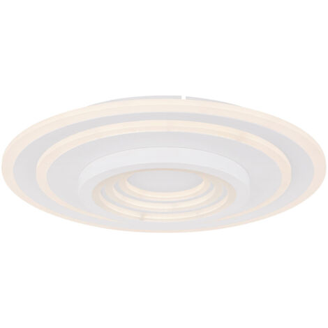 Globo - plafón - Bafur - blanco - metal - Ø 50cm - LED - 48534-50