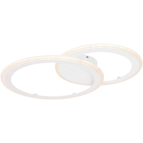Globo - plafón - Fenna - blanco - metal - plafón - LED - 67120-40