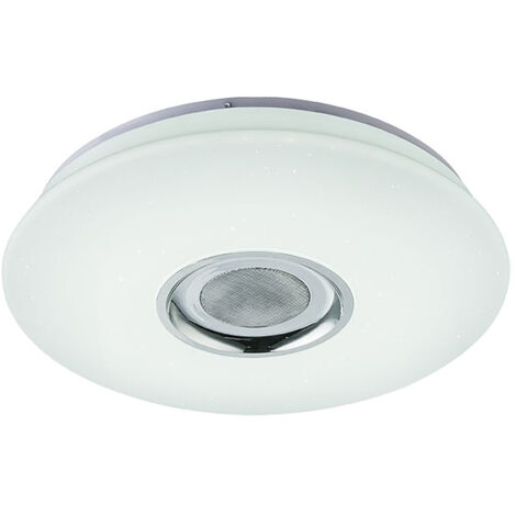 Globo - plafón - Nicole - blanco - plástico - Ø 40cm - LED -