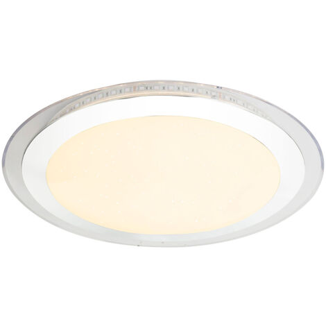 Globo - plafón - Nicole II - cromo - metal - Ø 43cm - LED - 48395