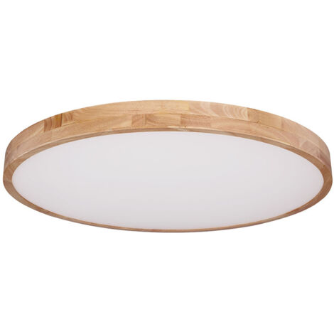 Globo - plafón - Rainer - natural - metal - Ø 80cm - LED -