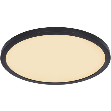 Globo - plafón - Sapana - negro - plástico - Ø 42cm - LED -