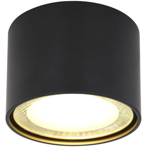Globo - plafón - Serena - negro - metal - Ø 11cm - LED - 12007B