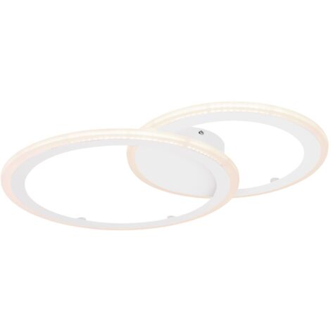 GLOBO Plafoniera Metallo Bianco, Led