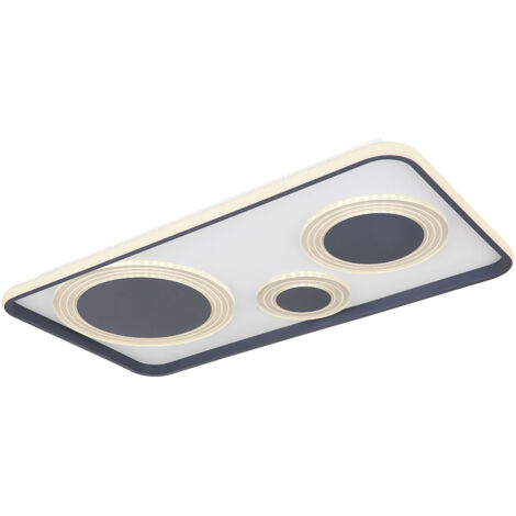 Globo - plafoniera - Nora - grigio - metallo - LED - 48446-55