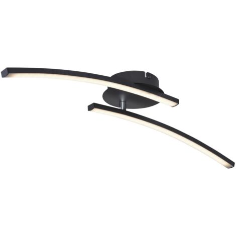 Globo - plafoniera - TANSY I - nero - metallo - LED - 67129-12