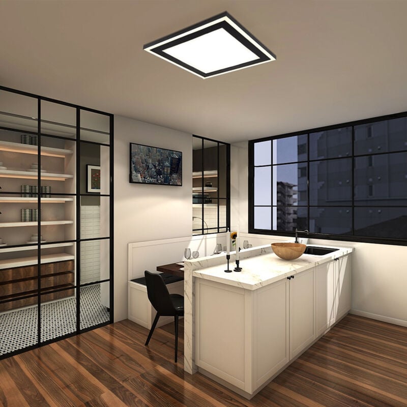 Plafonnier plafonnier led salon lumière cristaux métal salle à manger lampe