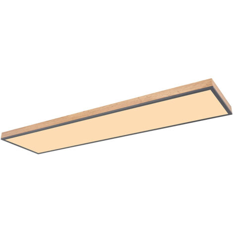 Globo - plafonnier - Doro - gris - aluminium - LED - 416080WD5