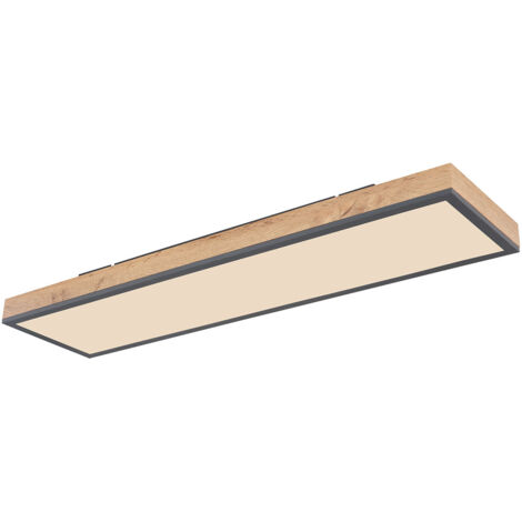Globo - plafonnier - Doro - gris - aluminium - LED -
