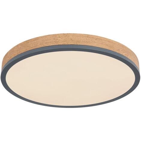 Globo - plafonnier - Doro - gris - métal - Ø 45cm - LED -