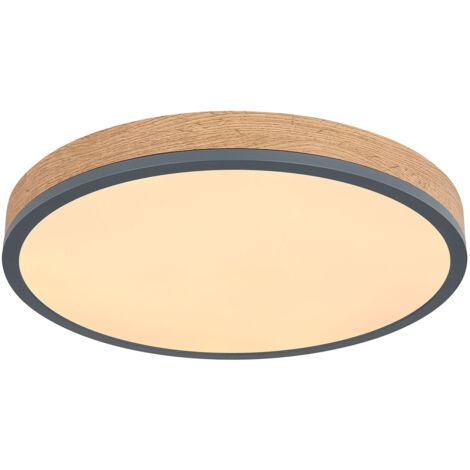 Globo - plafonnier - Doro - gris - métal - Ø 45cm - LED -