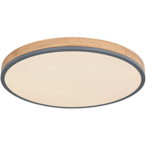 Globo - plafonnier - Doro - gris - métal - Ø 60cm - LED -