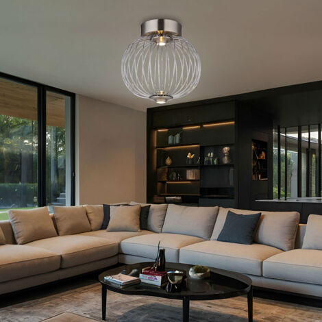 Globo - plafonnier - GALWAY - acier - métal - Ø 30cm - LED -