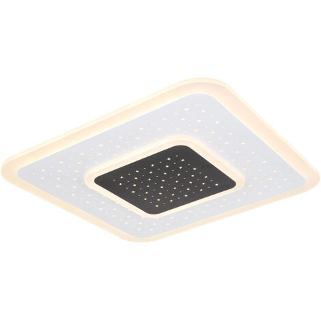 Globo - plafonnier - Gisell - blanc - métal - LED - 48132-47