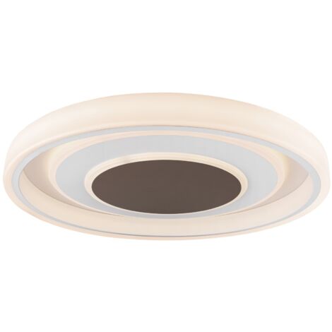 Globo - plafonnier - Goffi - blanc - métal - Ø 69cm - LED -