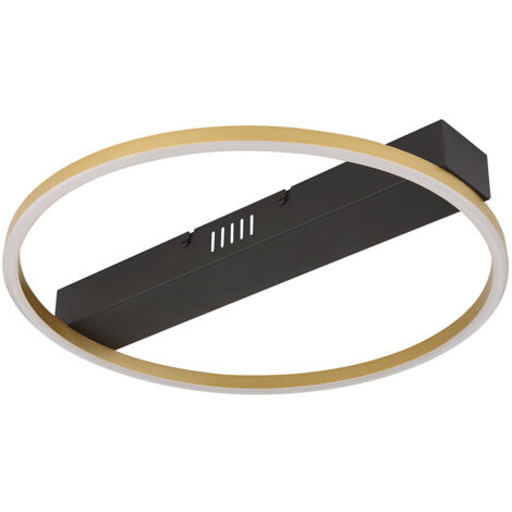 Globo - plafonnier - Gunther - noir - métal - LED - 48461-20R