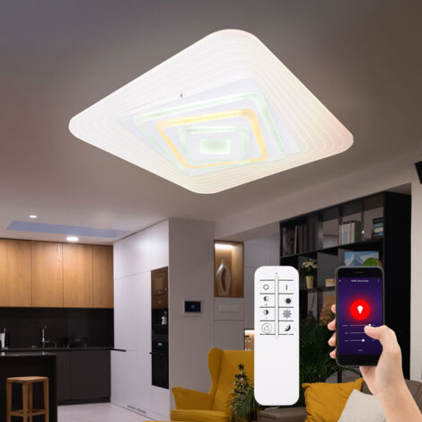 Globo - plafonnier - Jocelyn - blanc - métal - LED - 48545SH