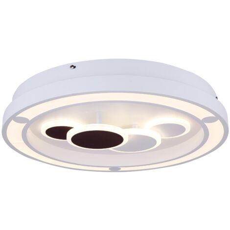 Globo - plafonnier - Kolli - blanc - métal - Ø 48cm - LED -