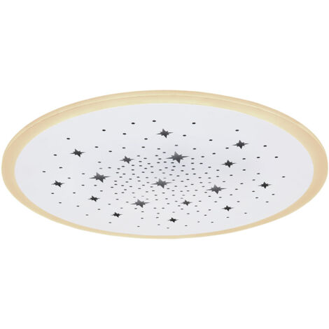 Globo - plafonnier - Murphy - blanc - métal - Ø 50cm - LED -