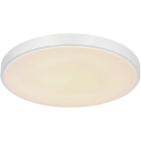 Globo - plafonnier - Sonny - blanc - métal - Ø 51cm - LED -