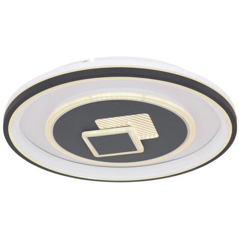 Globo - plafonnier - Sundi - blanc - métal - Ø 50cm - LED -