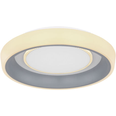 Globo - plafonnier - Tabano - blanc - métal - Ø 50cm - LED -