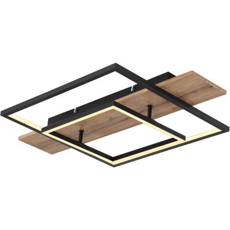 Globo - plafonnier - Vanni - noir - métal - LED - 67289D
