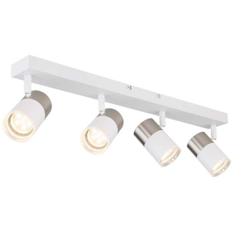 Globo - spot - BRISBON - blanc - métal - spot en saillie - GU10 -