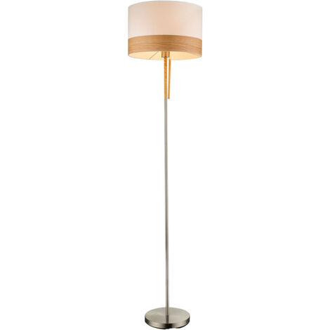 Globo - stehlampe - Chipsy - beige natürlich - metall - Ø 40cm -