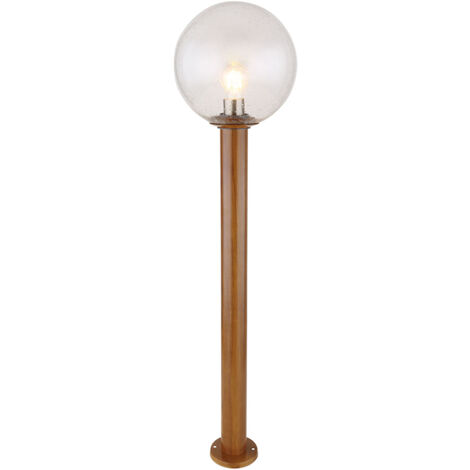 Globo - stehlampe - Ossy - natürlich - aluminium - Ø 25cm -