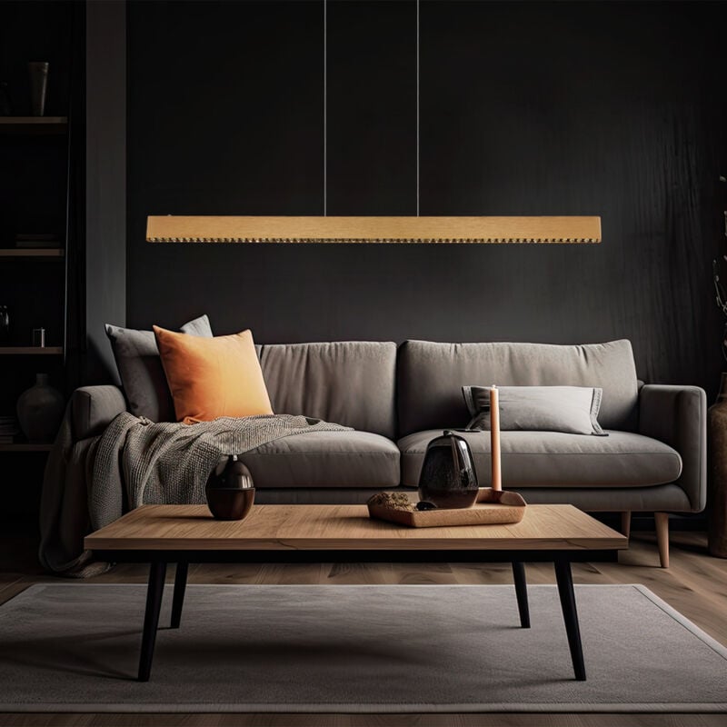 Globo - Lampe à suspension lampe de salle à manger plafonnier lampe suspendue lampe de cuisine led couleur cuivre