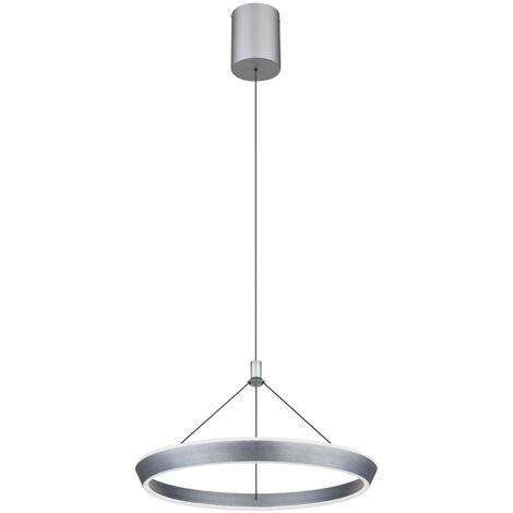 Globo - suspension - Ferra - gris - métal - Ø 50cm - LED - 67316