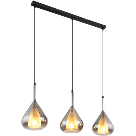 Globo - suspension - Geeky - noir - verre - grande lampe de table